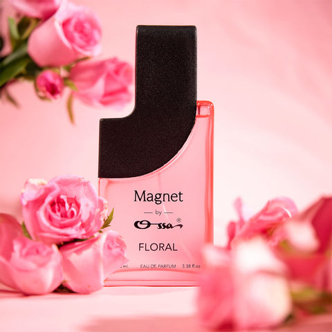 OSSA MAGNET FLORAL EDP 100ML & MAGNET OUD EDP 15ML & MAGNET AQUA EDP 15ML (PACK OF 3)