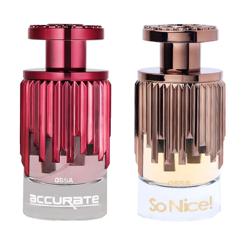OSSA ACCURATE EDP 100ML AND SO NICE EDP 100ML (PACK OF 2)