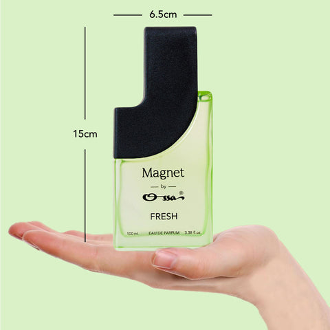 Ossa Magnet Fresh Eau De Parfum 30ML With Musk & Amber Fregrance | Premium Long Lasting Perfume For Men And Women | Excellent for Energizing Days and Uplifting Moments