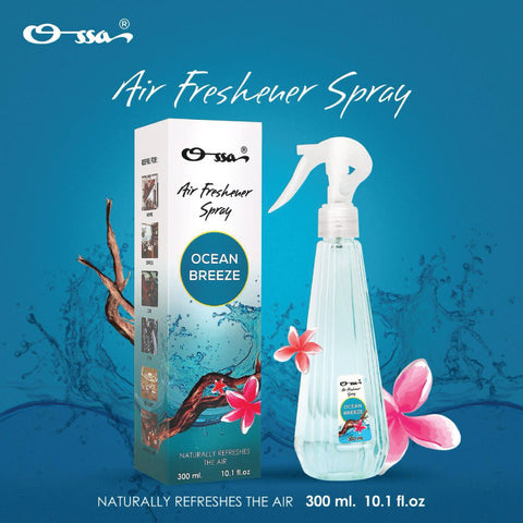 Ossa Ocean Breeze Air Freshener Liquid Spray 300ml Long Lasting Fragrance