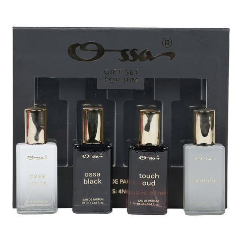 Ossa Gift Set For Him Eau De Parfum Perfume Combo Pack of 4 – 80ml