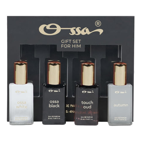 Ossa Gift Set For Him Eau De Parfum Perfume Combo Pack of 4 – 80ml