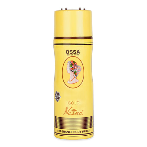 Ossa White Body Spray 200ml And Gold Naina Body Spray 200ml (Pack of 2)