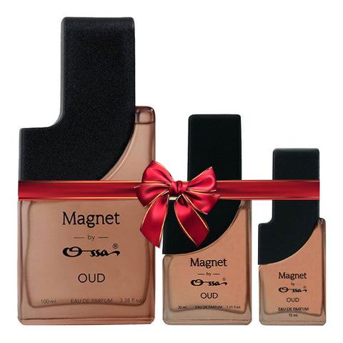 OSSA MAGNET OUD EDP 100ML, 30ML, 15ML (Pack of 3)
