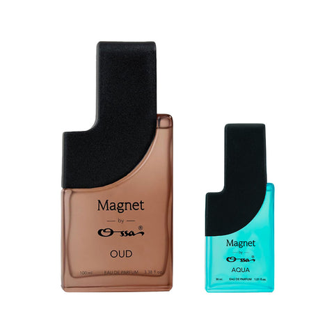 OSSA MAGNET OUD EDP 100ML & AQUA EDP 30ML (PACK OF 2)