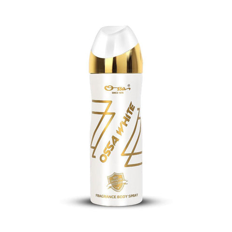 Ossa White Body Spray For Men & Women With Ambery And Woody Notes 200ML