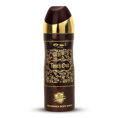 Ossa Touch Oud Body Spray 200ml And Gold Naina Body Spray 200ml (Pack of 2)