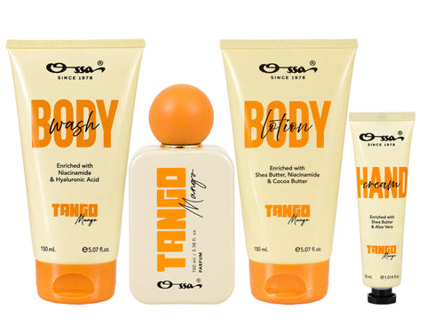 GOURMAND TANGO MANGO BODY WASH & LOTION, PARFUM & HAND CREAM