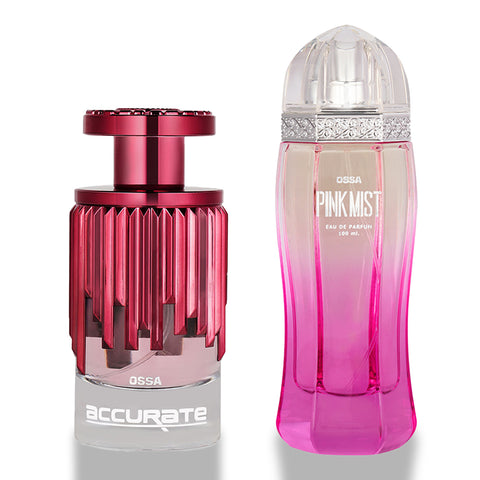OSSA ACCURATE EDP 100ML AND PINK MIST EDP 100ML (PACK OF 2)