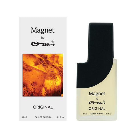 Ossa Magnet Original Eau De Parfum 30ML With Woody & Patchouli Fragrance| Premium Long Lasting Perfume for Men & Women | Timeless Elegance for Every Occasion and Daily Use