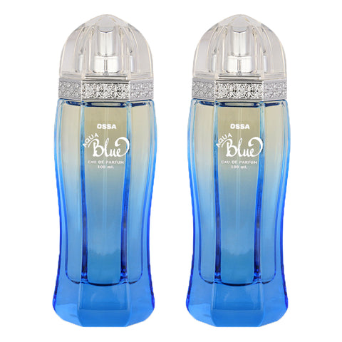 Ossa Aqua Blue Eau De Parfum 100ml Long Lasting Premium Perfume Combo For Men (Pack of 2)