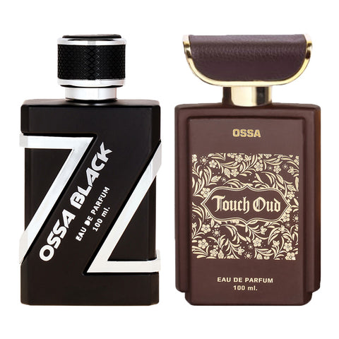 Ossa Black Eau De Parfum For Men And Ossa Touch Oud Eau De Parfum Unisex Perfume