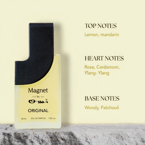 Ossa Magnet Original Eau De Parfum 30ML With Woody & Patchouli Fragrance| Premium Long Lasting Perfume for Men & Women | Timeless Elegance for Every Occasion and Daily Use