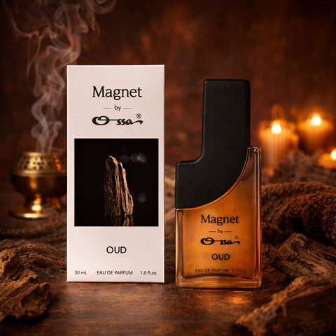 Ossa Magnet Oud Eau De Parfum 30ML with Musk & Oud Fragrance| Premium Long Lasting Perfume For Men And Women| Timeless Elegance in a Captivating Scent
