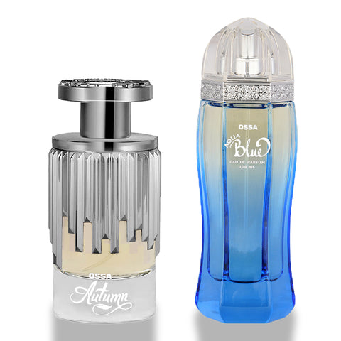 OSSA AUTUMN EDP 100ML AND AQUA BLUE EDP 100ML (PACK OF 2)