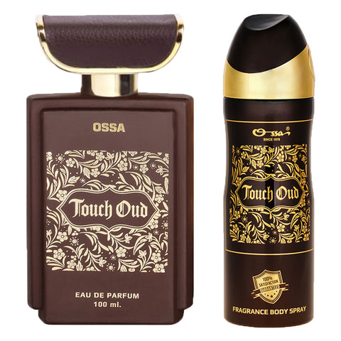 Ossa Touch Oud Eau De Parfum Unisex Perfume And Ossa Touch Oud Unisex Body Spray