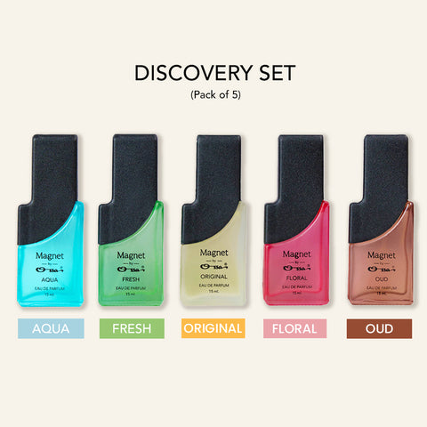 Ossa Magnet Discovery Set of 5 Unisex Eau De Parfum