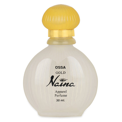Ossa Gold Naina Apparel Perfume 30ml | Unisex Fragrance Featuring Lush Musky & Ambery Notes | Long-Lasting Scent for Men & Women | Perfect for All-Day Confidence and Freshness for Every Occasion