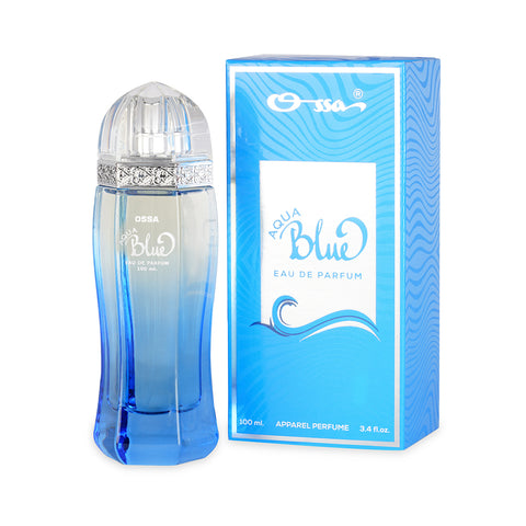 OSSA AQUA BLUE EDP 100ML LONG LASTING PERFUME FOR MEN (PACK OF 2)