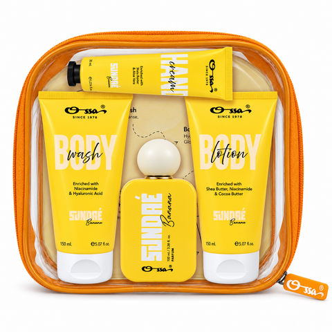 GOURMAND SUNDAE BANANA BODY WASH & LOTION, PARFUM & HAND CREAM