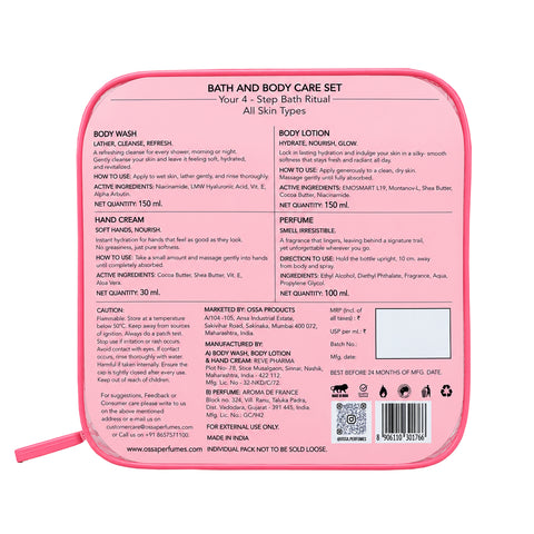 GOURMAND YUMMM BERRY BODY WASH & LOTION, PARFUM & HAND CREAM