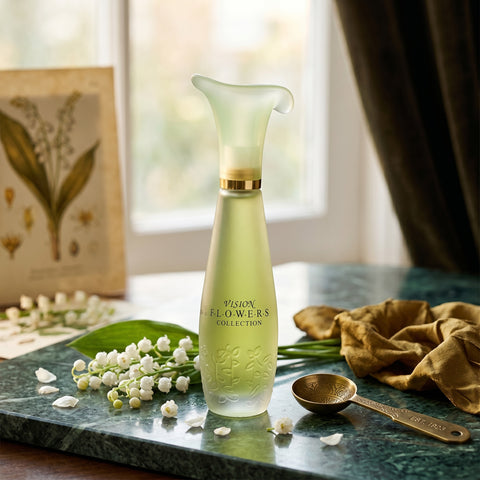 OSSA Vision Flower Perfume for Women,  Green | Long Lasting Luxury Fragrance for Women | Daily Wear, Party & Gift Perfume