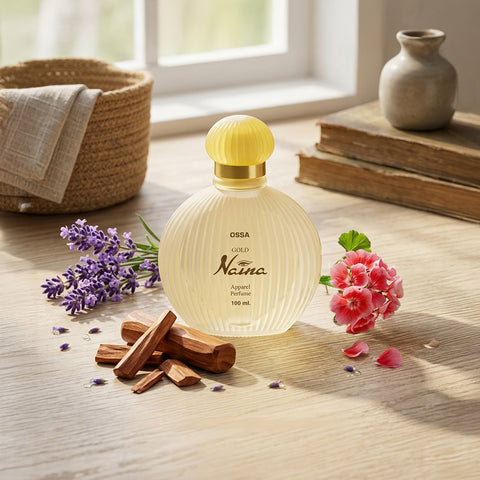 Ossa Gold Naina Eau De Parfum With Musky And Ambery Notes Long Lasting Perfume For Men And Women