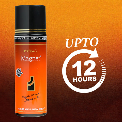 Ossa Magnet Premium Long Lasting Body Spray Deodorant Perfume For Men And Women With Woody Fragrance 200ML