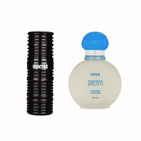 Ossa Hunter EDP 60ml And Dream Collection EDP 60ml Long Lasting Perfume Combo For Men & Women (Pack of 2)