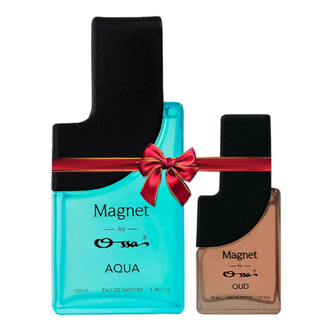 OSSA MAGNET AQUA EDP 100ML & OUD EDP 30ML (PACK OF 2)