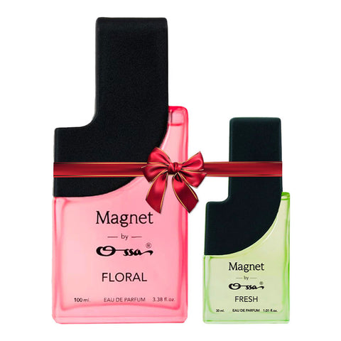 OSSA MAGNET FLORAL EDP 100ML & FRESH EDP 30ML (PACK OF 2)