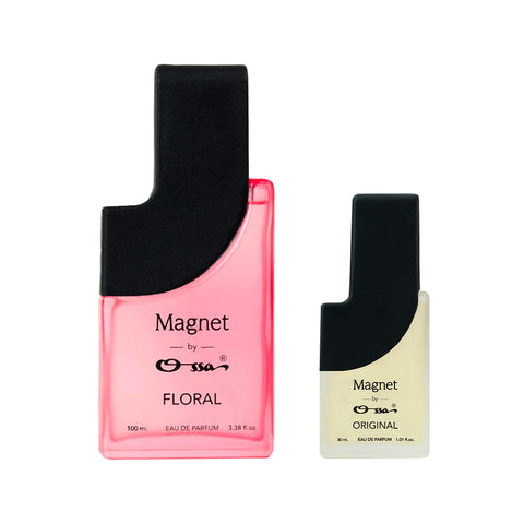 OSSA MAGNET FLORAL EDP 100ML & ORIGINAL EDP 30ML (PACK OF 2)