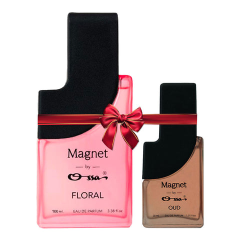 OSSA MAGNET FLORAL EDP 100ML & OUD EDP 30ML (PACK OF 2)