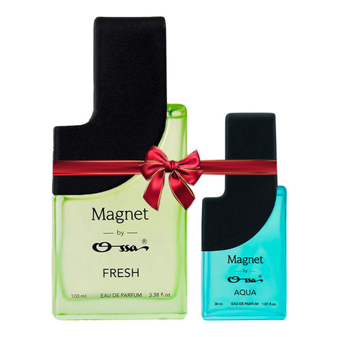 OSSA MAGNET AQUA EDP 30ML & FRESH EDP 100ML (PACK OF 2)
