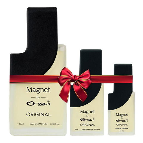 OSSA MAGNET ORIGINAL EDP 100ML, 30ML, 15ML (Pack of 3)