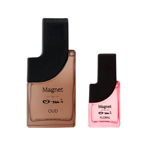 OSSA MAGNET OUD EDP 100ML & FLORAL EDP 30ML (PACK OF 2)