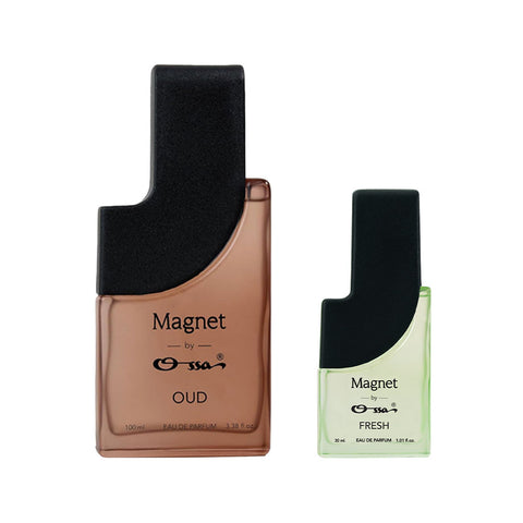 OSSA MAGNET OUD EDP 100ML & FRESH EDP 30ML (PACK OF 2)