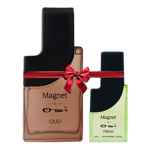 OSSA MAGNET OUD EDP 100ML & FRESH EDP 30ML (PACK OF 2)