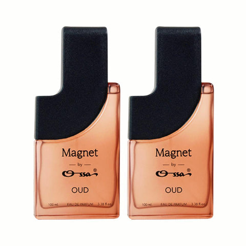 Ossa Magnet Oud Unisex Eau De Parfum 100ml Long Lasting Perfume Combo For Men And Women (Pack of 2)