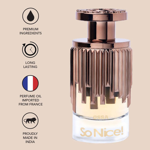 OSSA SO NICE EDP 100ML LONG LASTING PERFUME FOR WOMEN (PACK OF 2)