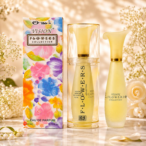 OSSA Vision Flower Perfume for Women, Yellow | Long Lasting Luxury Fragrance for Women | Daily Wear, Party & Gift PerfumeOSSA