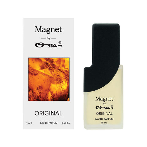 Ossa Magnet Original Unisex Eau De Parfum 15ml With Lemon, Mandarin, Cardamom, Woody, Patchouli | Premium Long Lasting Fragrance for Men & Women | Timeless Elegance for Every Occasion and Daily Use (Pack of 2, 15mlX2)